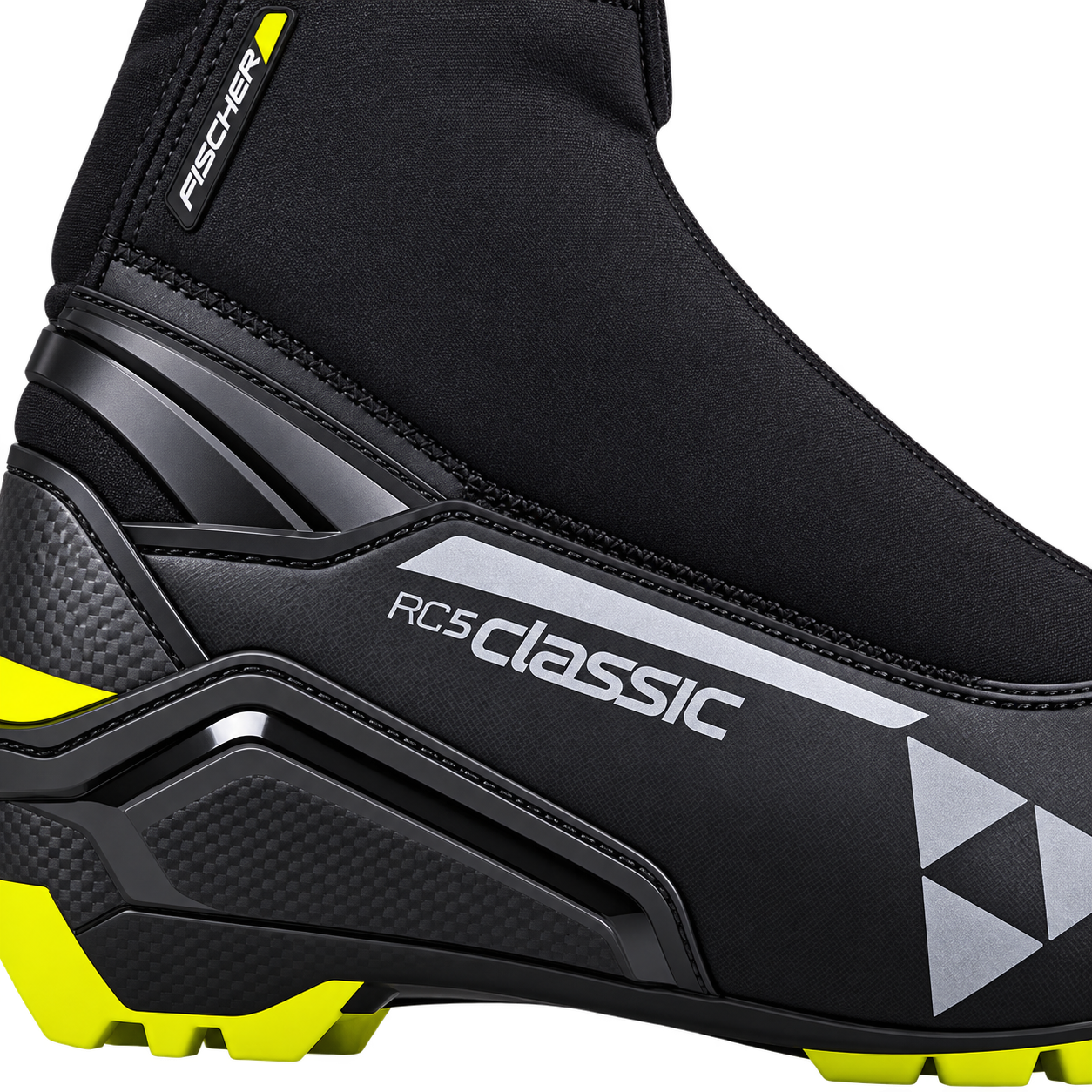 Boty na běžky Fischer RC5 Classic – Black/Yellow, EU 45