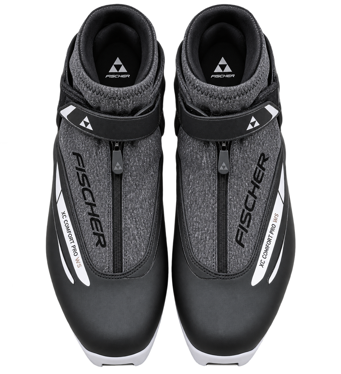 Dámské boty na běžky Fischer XC Comfort Pro WS – Black/Grey, EU 41