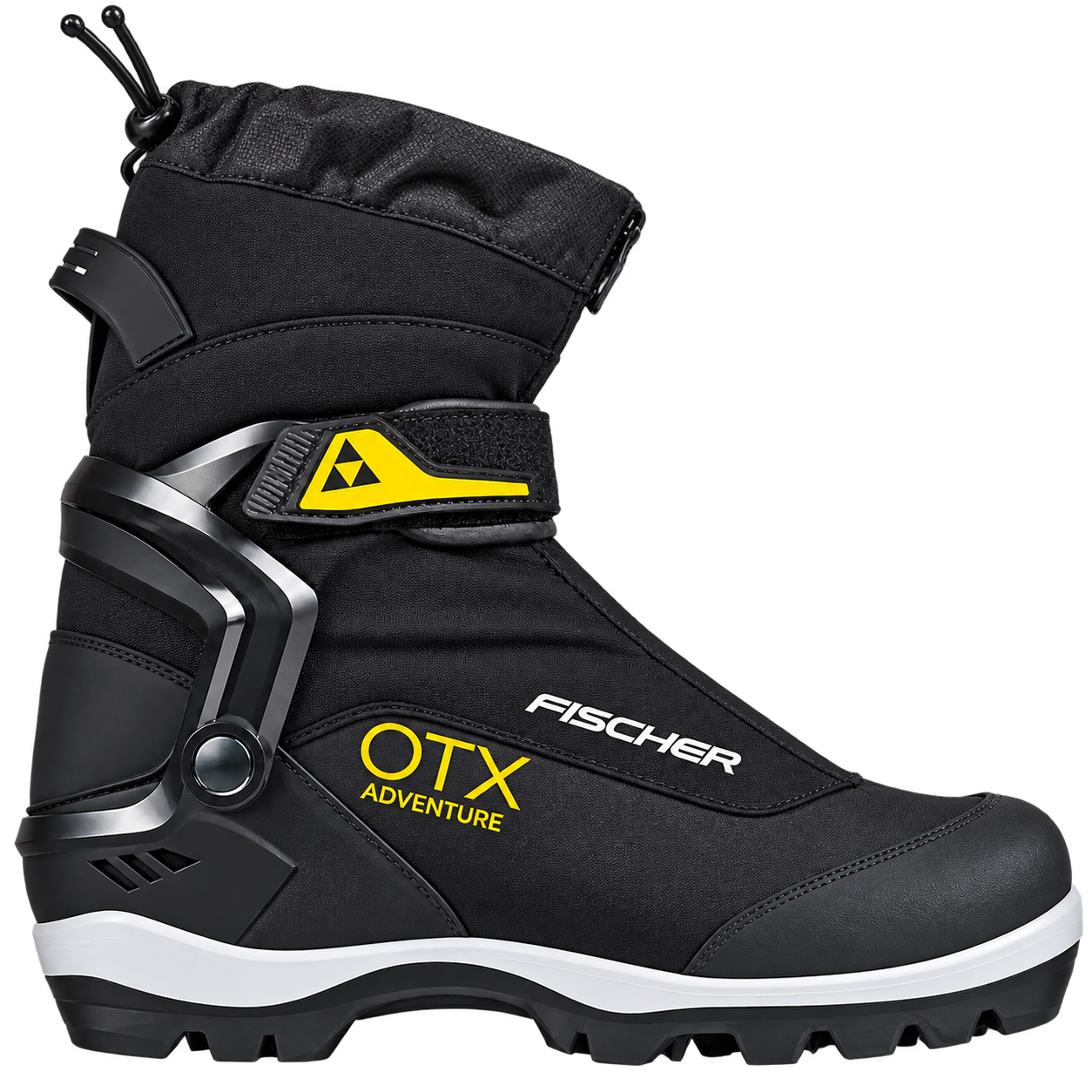 Boty  na běžky Fischer OTX Adventure BC – Black/Yellow, EU 44