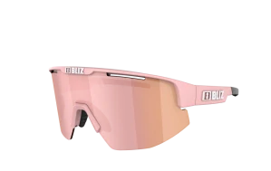 Sluneční brýle Bliz Matrix Small 52107-49 Powder Pink Frame Brown with Rose Multi Lens Cat.3