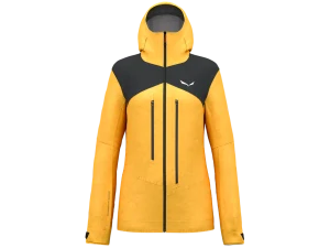 Dámská bunda Salewa ORTLES 3L PTX JACKET Gold Black