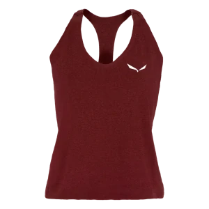 Dámské triko Salewa LAVAREDO HEMP TANK TOP Syrah