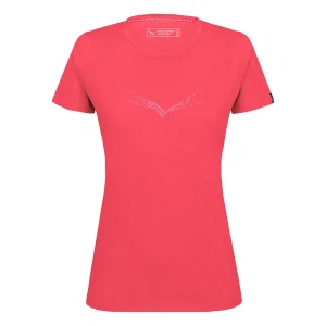 Dámské triko Salewa PURE EAGLE SKETCH AM T-SHIRT Calypso Coral