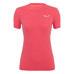 Dámské triko Salewa ZEBRU FRESH AMR T-SHIRT Calypso Coral