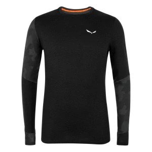 Pánské triko Salewa CRISTALLO WARM AMR TEE Black Out