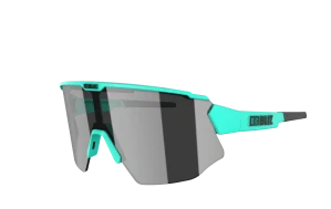 Sluneční brýle Bliz Breeze 52102-30 Turquoise Frame Smoke with Silver Mirror Lens Cat.3 + Orange Lens Cat.2