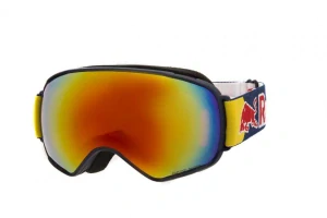 Lyžařské brýle Red Bull Spect Alley-Oop-007 Matt Dark Blue Orange with Red Mirror Lens CAT 2