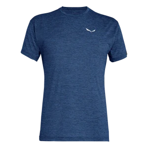 Pánské triko Salewa PUEZ MELANGE DRY T-SHIRT Dark Denim