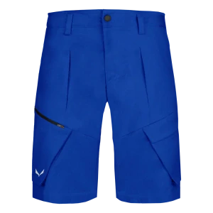 Pánské kraťasy Salewa PUEZ HEMP CARGO SHORTS Electric Blue