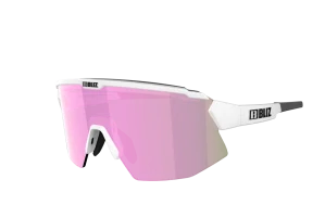Sluneční brýle Bliz Breeze P52102-04 Matt White Frame Brown with Rose Multi Lens Cat.3 + Clear Lens Cat.0