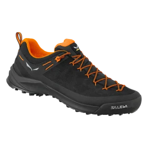Boty Salewa WILDFIRE LEATHER pánské Black/Fluo Orange