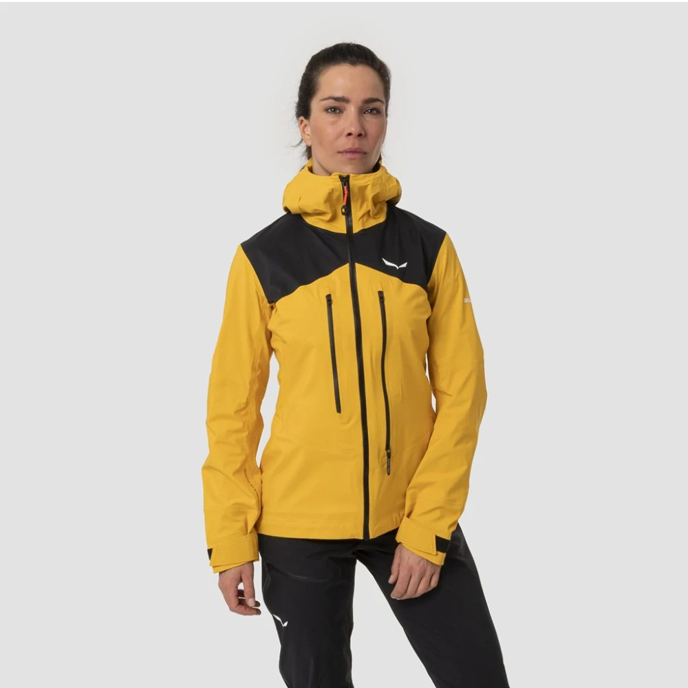 Dámská bunda Salewa ORTLES 3L PTX JACKET Gold Black