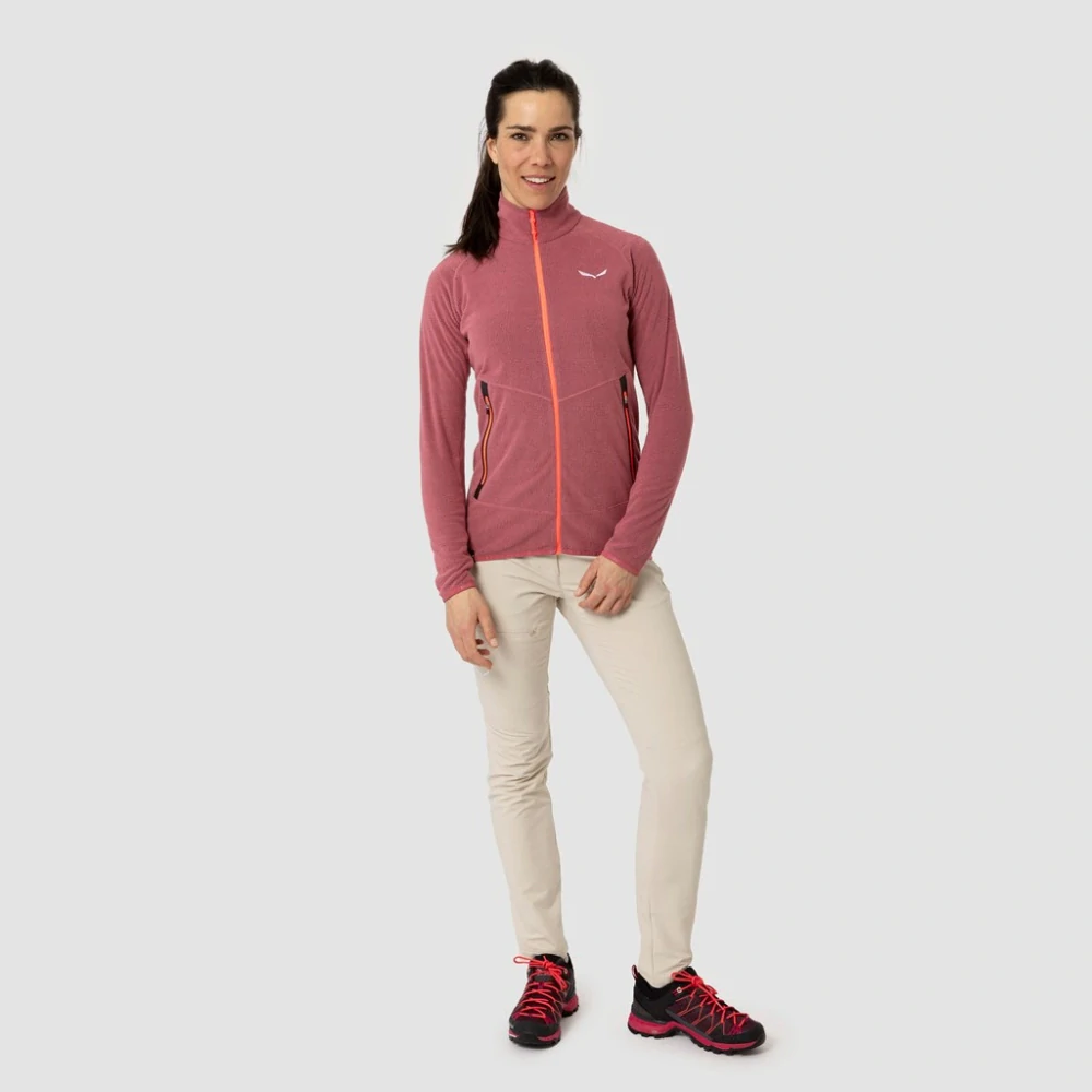 Dámská mikina Salewa PAGANELLA PL JACKET Lantana Pink