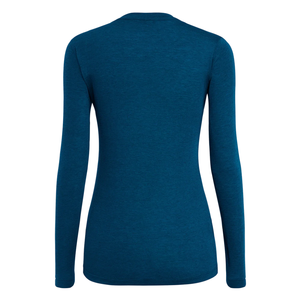 Dámské triko Salewa SOLIDLOGO DRY TEE Blue Depths Melange