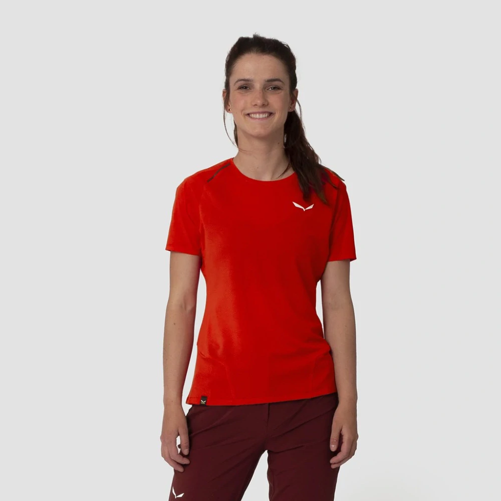 Dámské triko Salewa PEDROC PTC DELTA T-SHIRT Flame