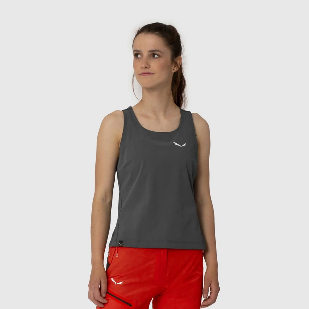 Dámské triko Salewa PEDROC DRY HYBRID TANK TOP Onyx