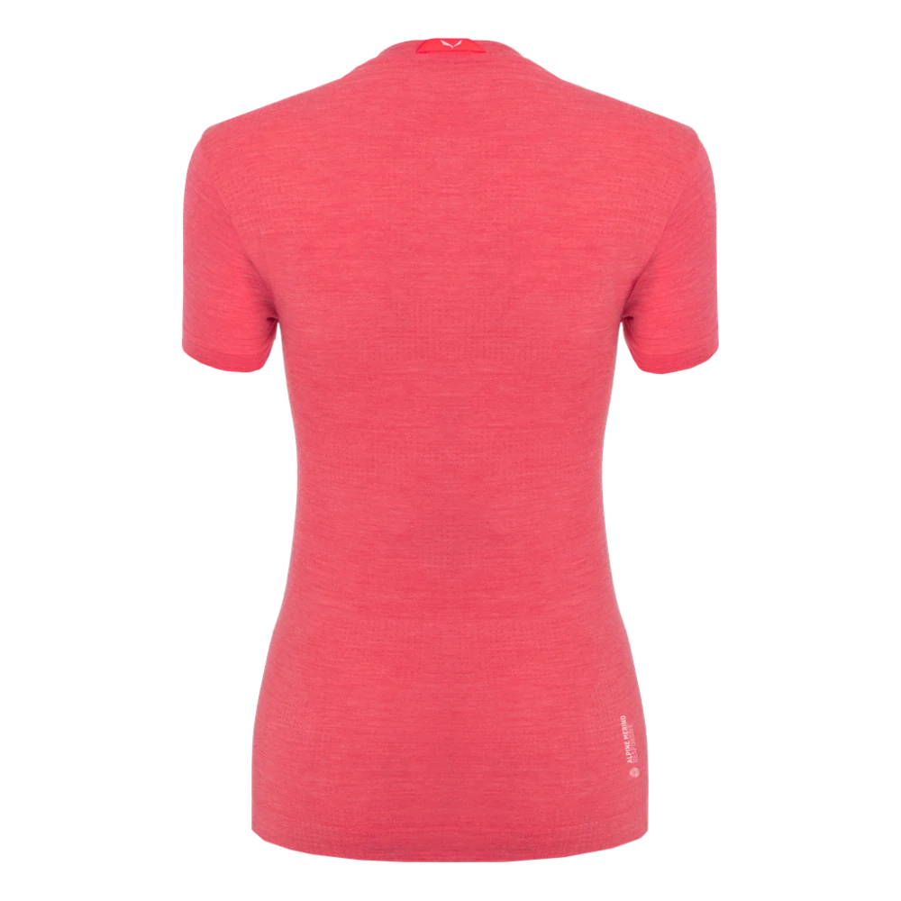 Dámské triko Salewa ZEBRU FRESH AMR T-SHIRT Calypso Coral