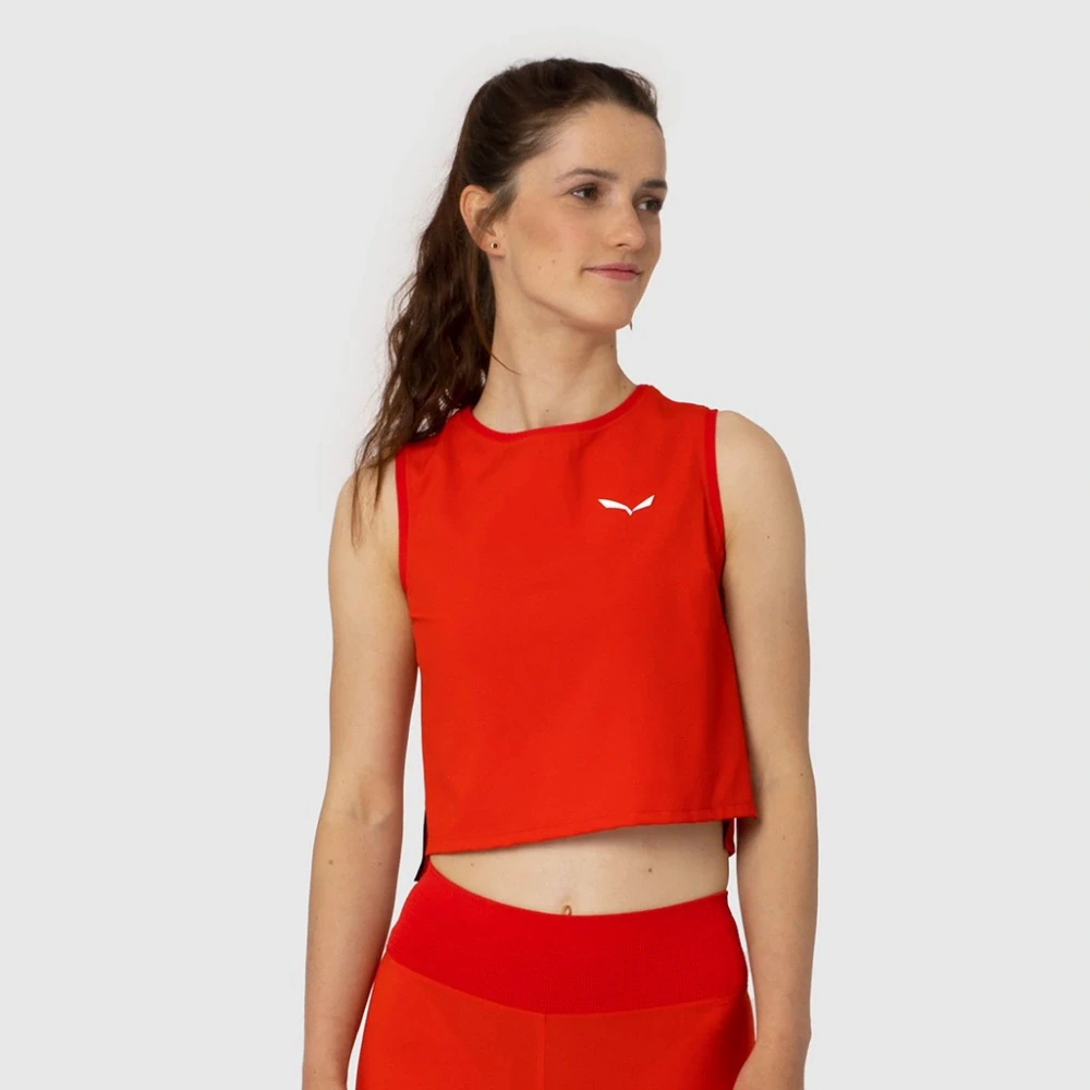 Dámské triko Salewa PEDROC DRY R HYBRID TANK TOP Flame
