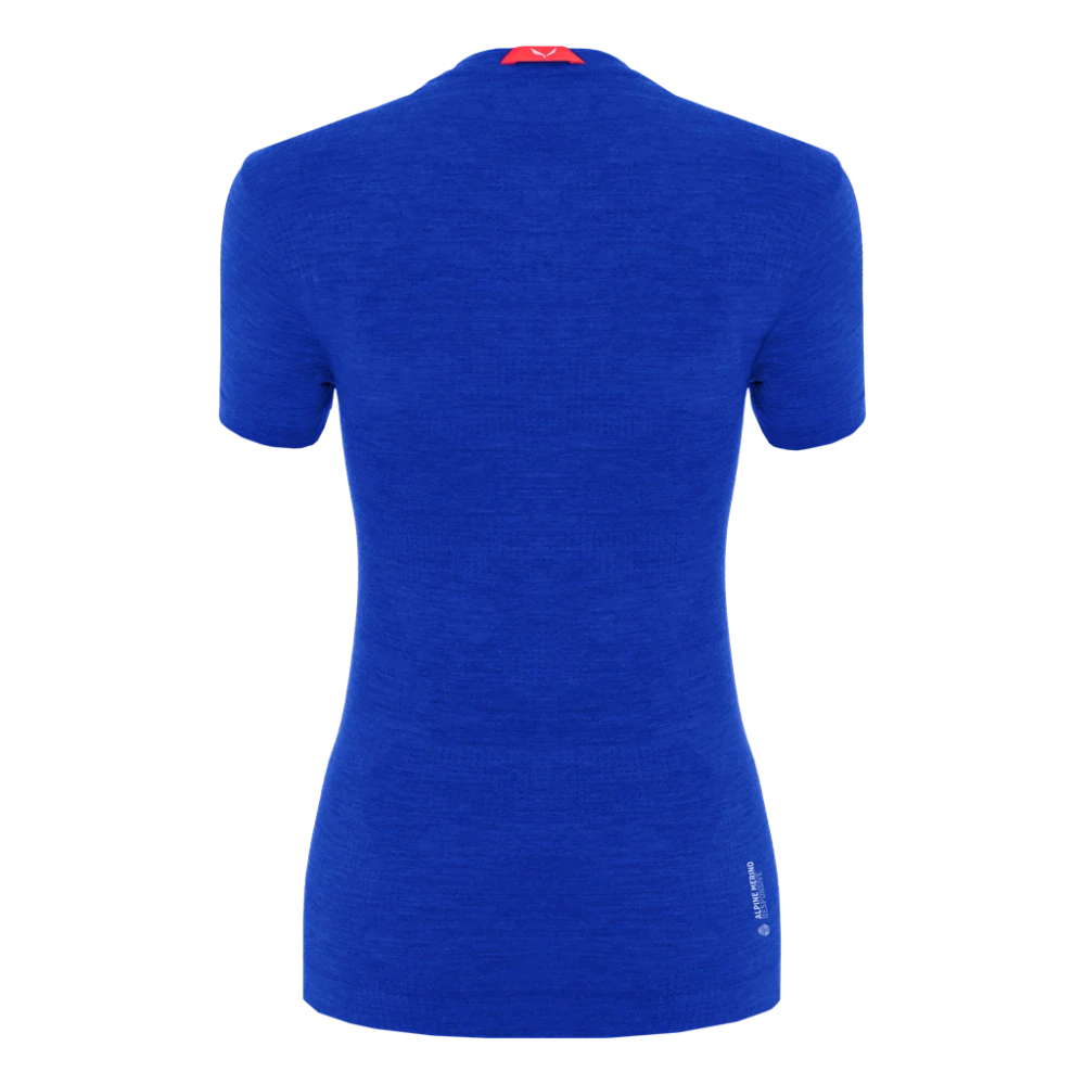 Dámské triko Salewa ZEBRU FRESH AMR T-SHIRT Blue Electric