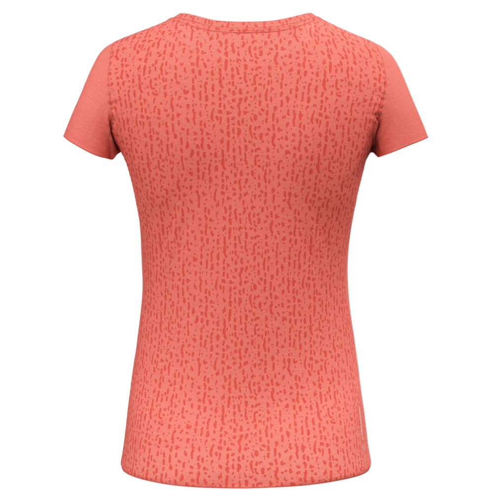 Dámské triko Salewa PURE SALAMANDER MERINO T-SHIRT Lantana Pink Melange