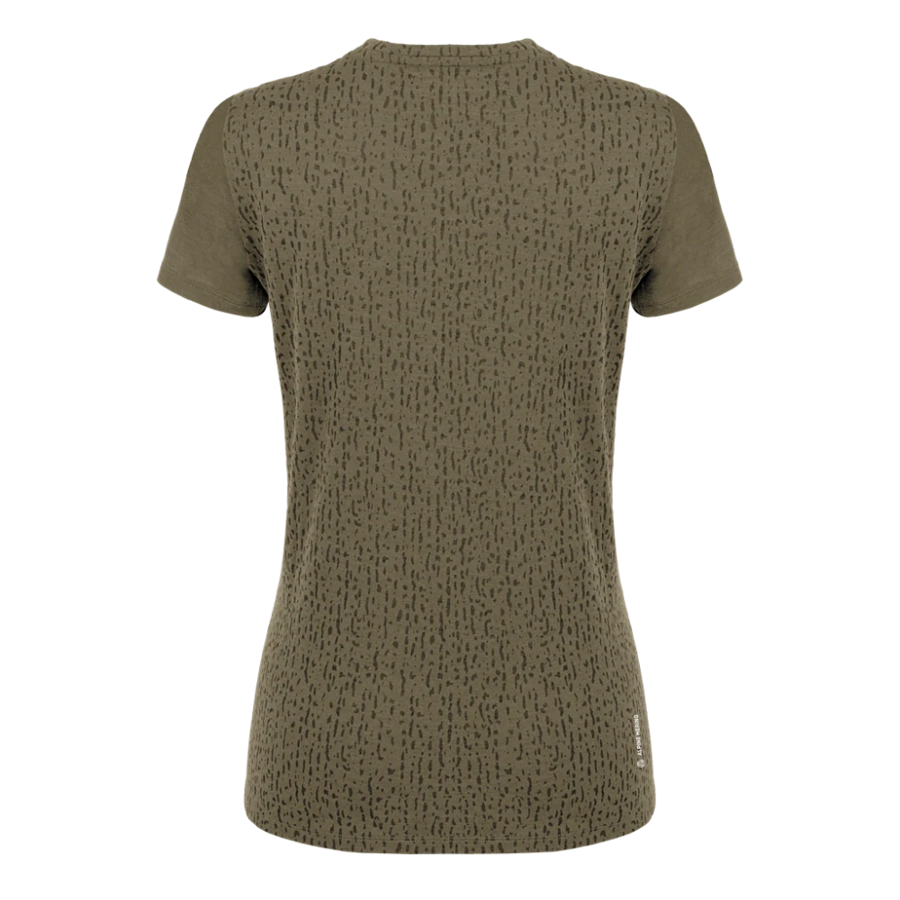 Dámské triko Salewa PURE SALAMANDER MERINO T-SHIRT Bungee Cord