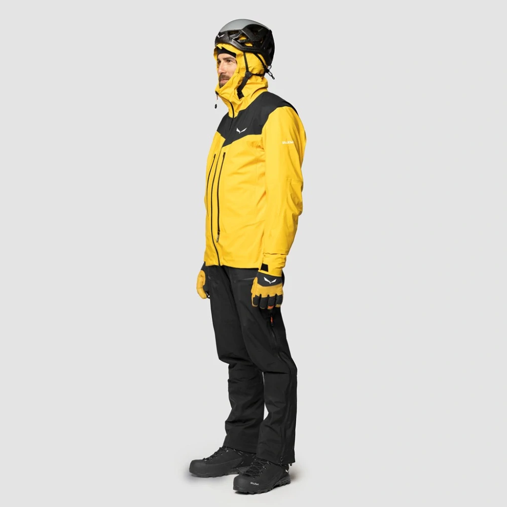 Pánská bunda Salewa ORTLES 3L PTX JACKET Gold Black
