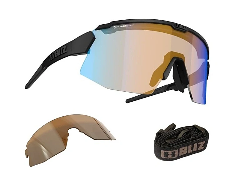 Sluneční brýle Bliz Breeze 52102-13N Matt Black Frame NanoOptics Nordic Light Coral with Blue Multi Lens Cat.1