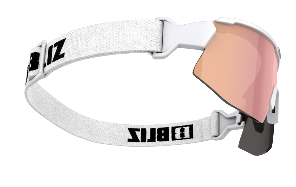 Sluneční brýle Bliz Breeze P52102-04 Matt White Frame Brown with Rose Multi Lens Cat.3 + Clear Lens Cat.0