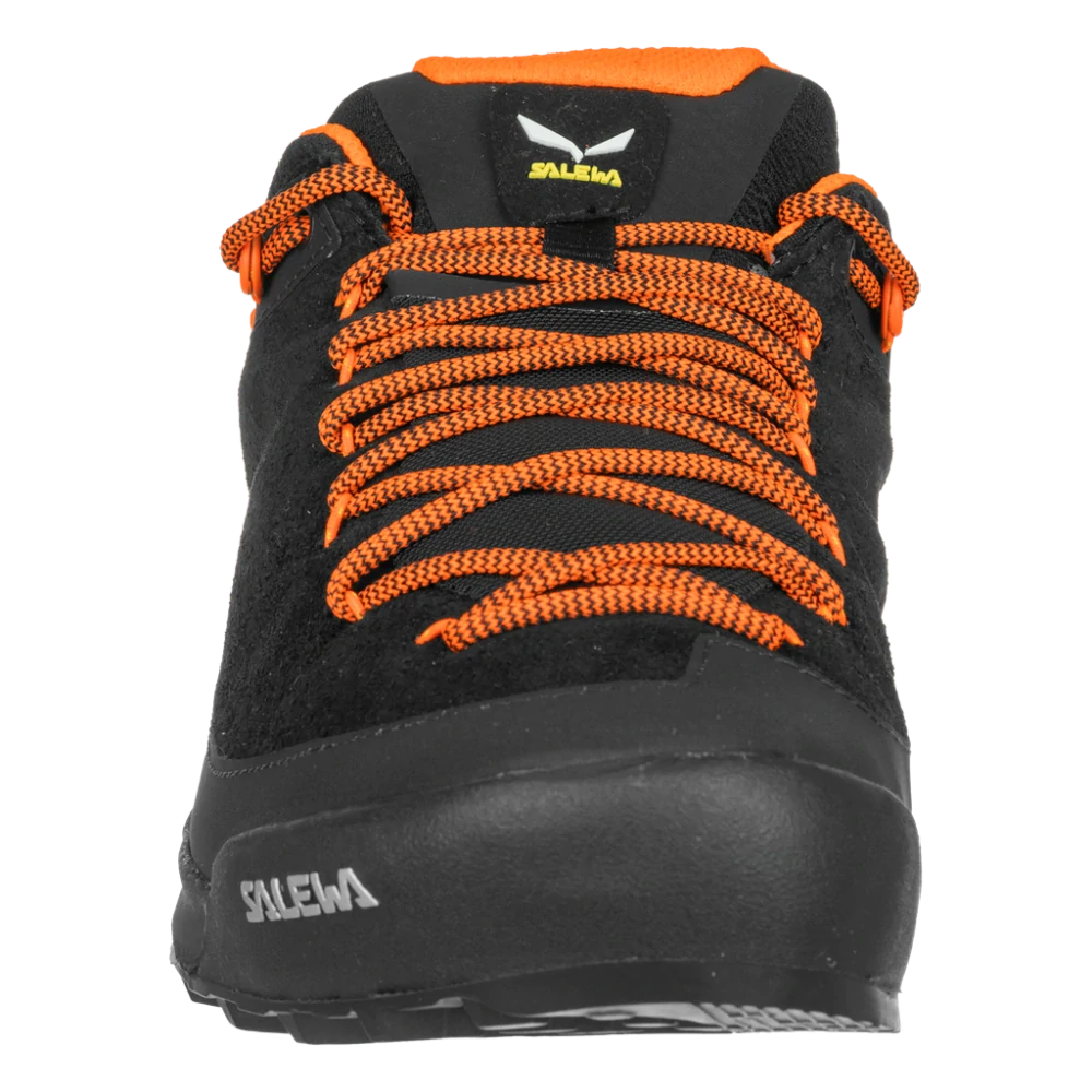 Boty Salewa WILDFIRE LEATHER pánské Black/Fluo Orange