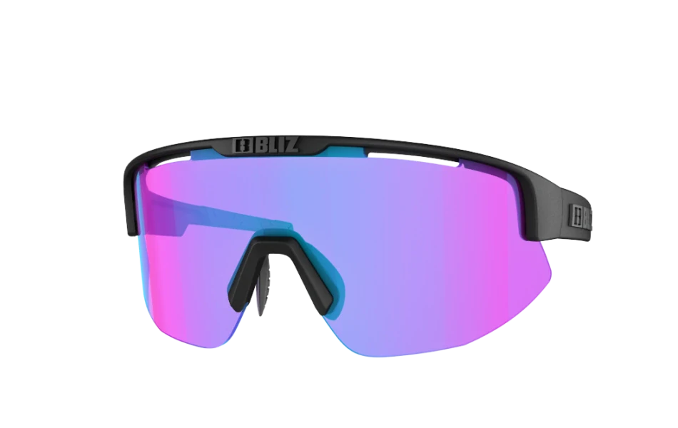 Sluneční brýle Bliz Matrix 52104-14N Matt Black Frame Nanooptics / Nordic Light Begonia with Blue Multi Lens Cat.2