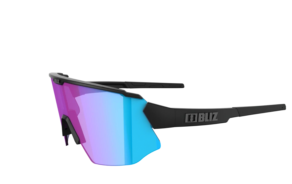 Sluneční brýle Bliz Breeze 52102-14N Matt Black Frame NanoOptics Nordic Light Begonia - Violet with Blue Multi Lens Cat.2