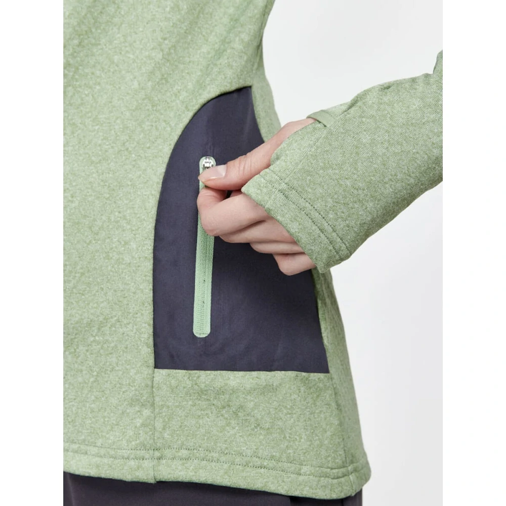 Dámský polorolák CRAFT CORE Trim Thermal Jade-Melange