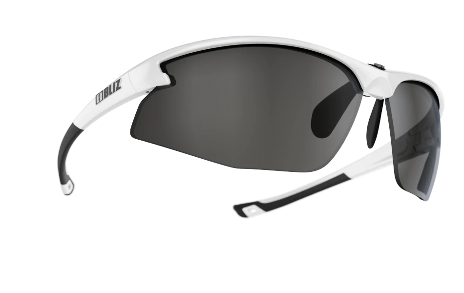 Sluneční brýle Bliz Motion 9060-01 White Frame Smoke with Silver Mirror Lenses Cat.3