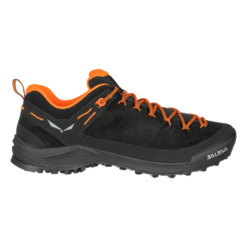 Boty Salewa WILDFIRE LEATHER pánské Black/Fluo Orange