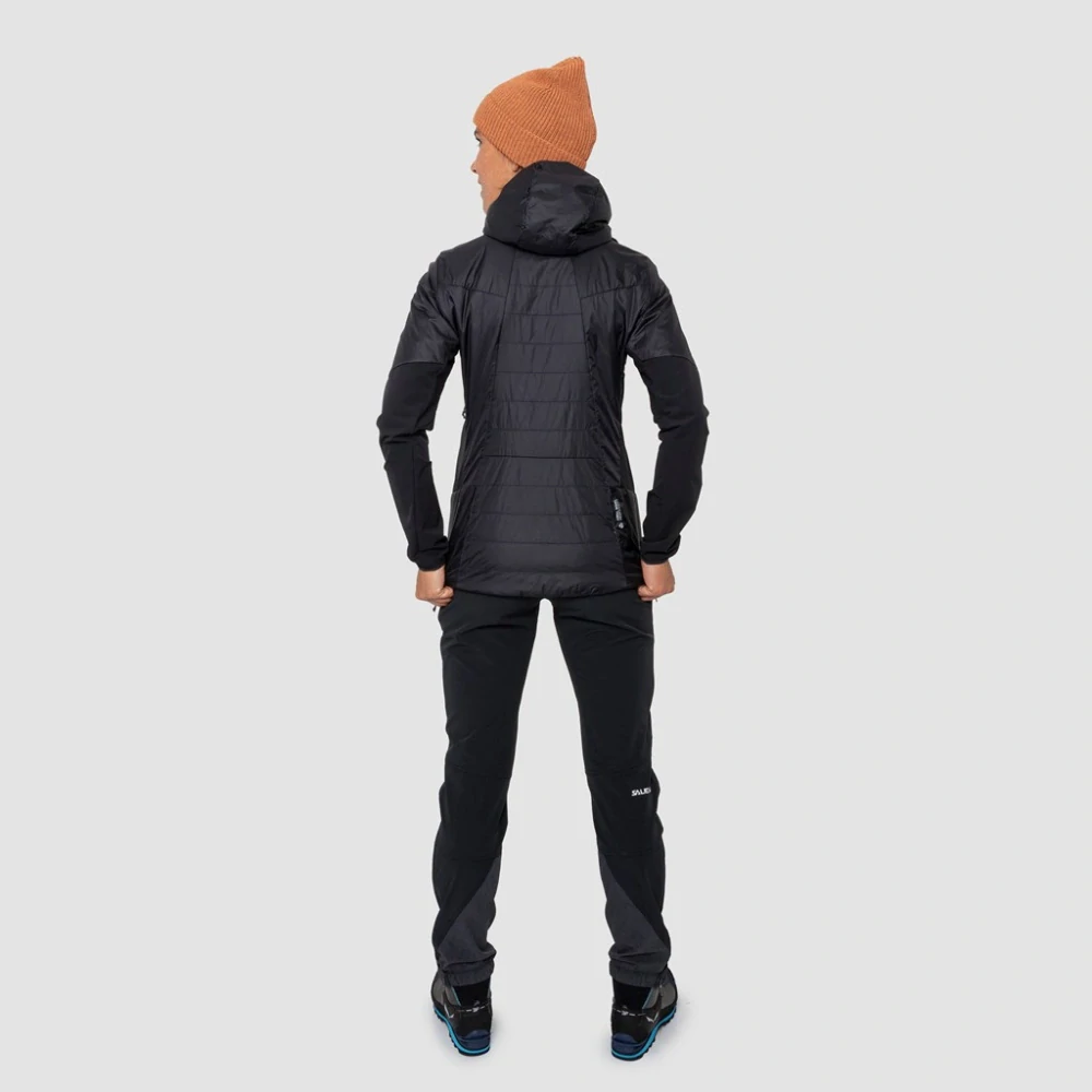 Dámská bunda Salewa ORTLES HYBRID TWR JACKET Black Out