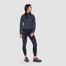 Dámská merino mikina Salewa Piana Alpine Wool Jacket Navy Blazer