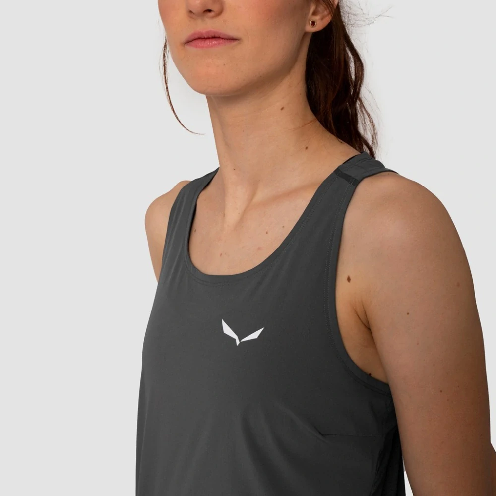 Dámské triko Salewa PEDROC DRY HYBRID TANK TOP Onyx