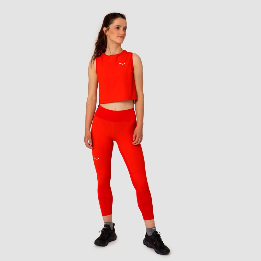 Dámské triko Salewa PEDROC DRY R HYBRID TANK TOP Flame