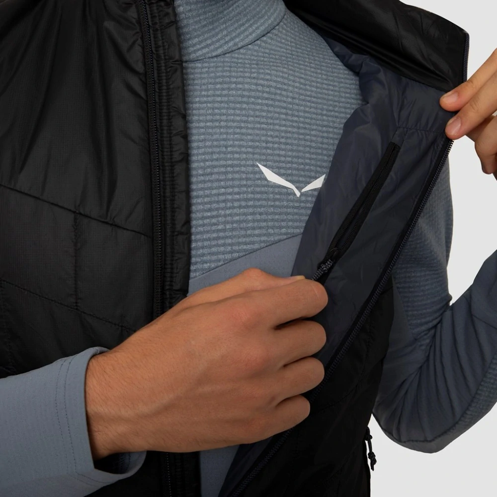 Pánská vesta Salewa ORTLES HYBRID TWR VEST Black Out