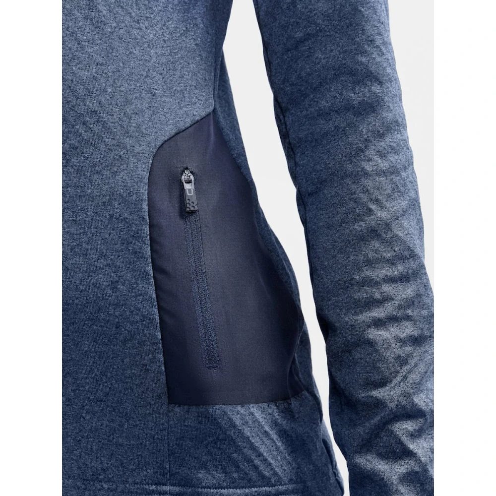 Dámský polorolák CRAFT CORE Trim Thermal Blues-Melange