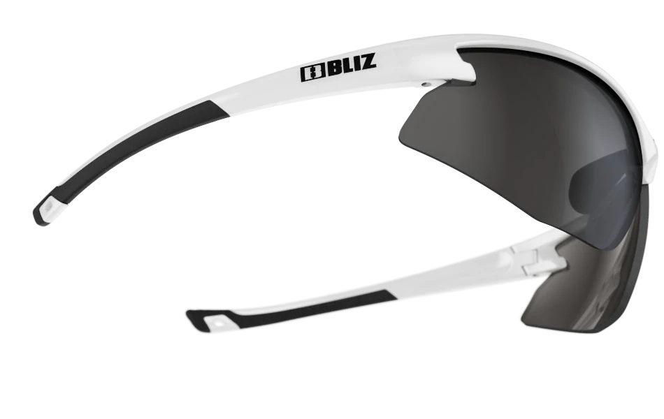 Sluneční brýle Bliz Motion 9060-01 White Frame Smoke with Silver Mirror Lenses Cat.3