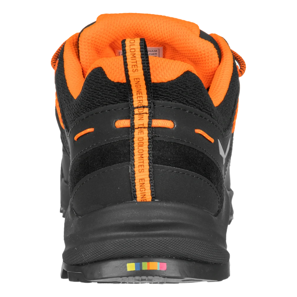 Boty Salewa WILDFIRE LEATHER pánské Black/Fluo Orange
