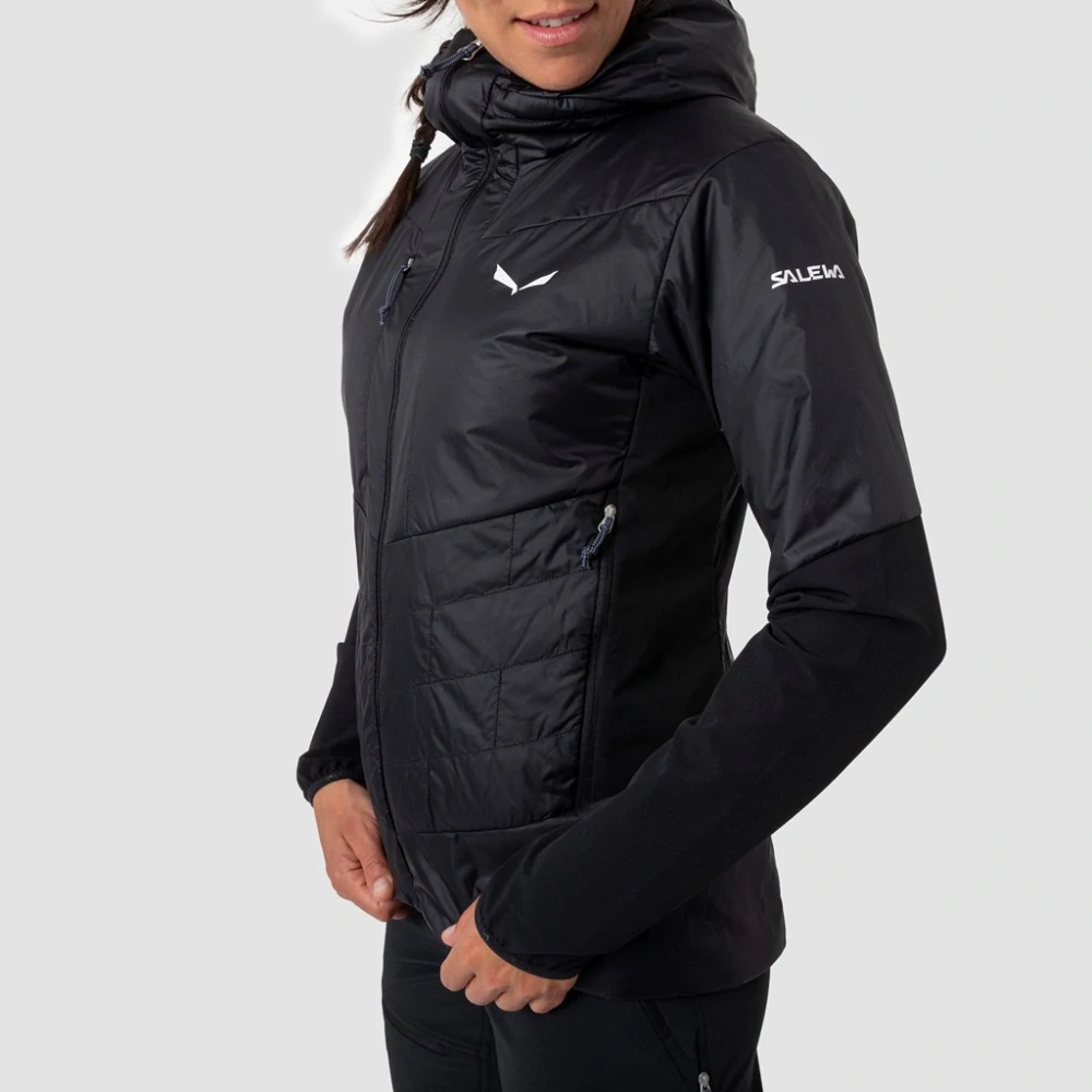 Dámská bunda Salewa ORTLES HYBRID TWR JACKET Black Out