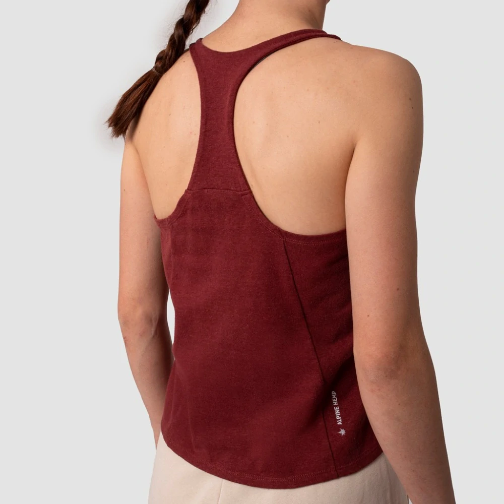 Dámské triko Salewa LAVAREDO HEMP TANK TOP Syrah