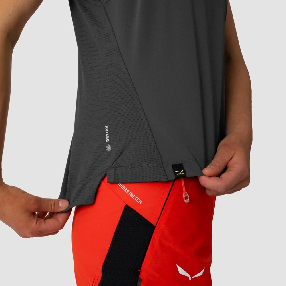 Dámské triko Salewa PEDROC DRY HYBRID TANK TOP Onyx