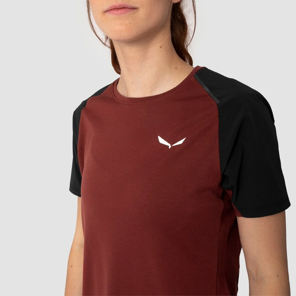 Dámské triko Salewa PEDROC PTC DELTA T-SHIRT Syrah Black