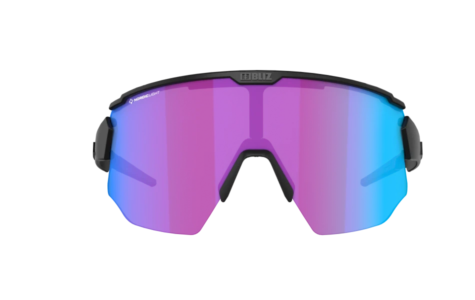 Sluneční brýle Bliz Breeze 52102-14N Matt Black Frame NanoOptics Nordic Light Begonia - Violet with Blue Multi Lens Cat.2