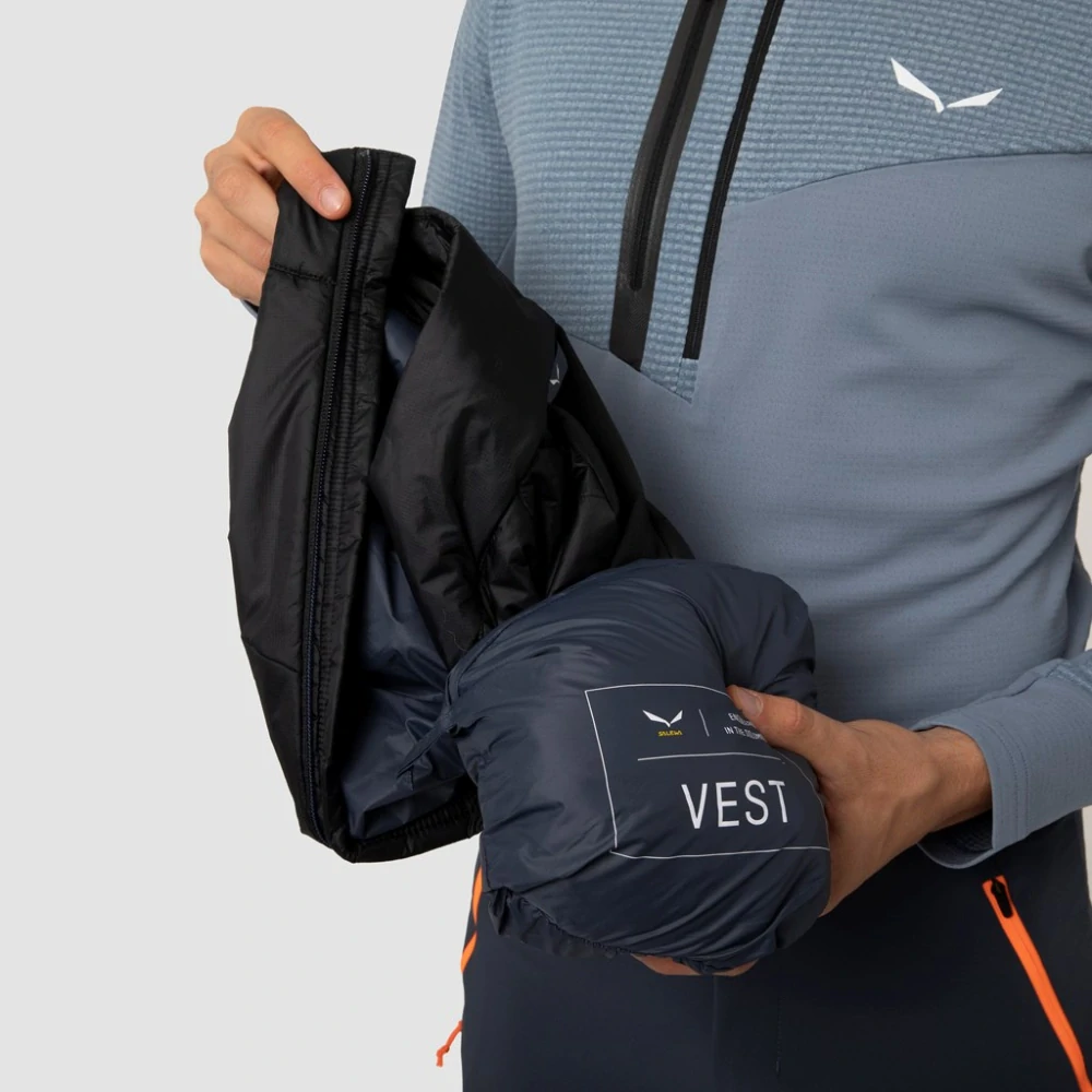 Pánská vesta Salewa ORTLES HYBRID TWR VEST Black Out