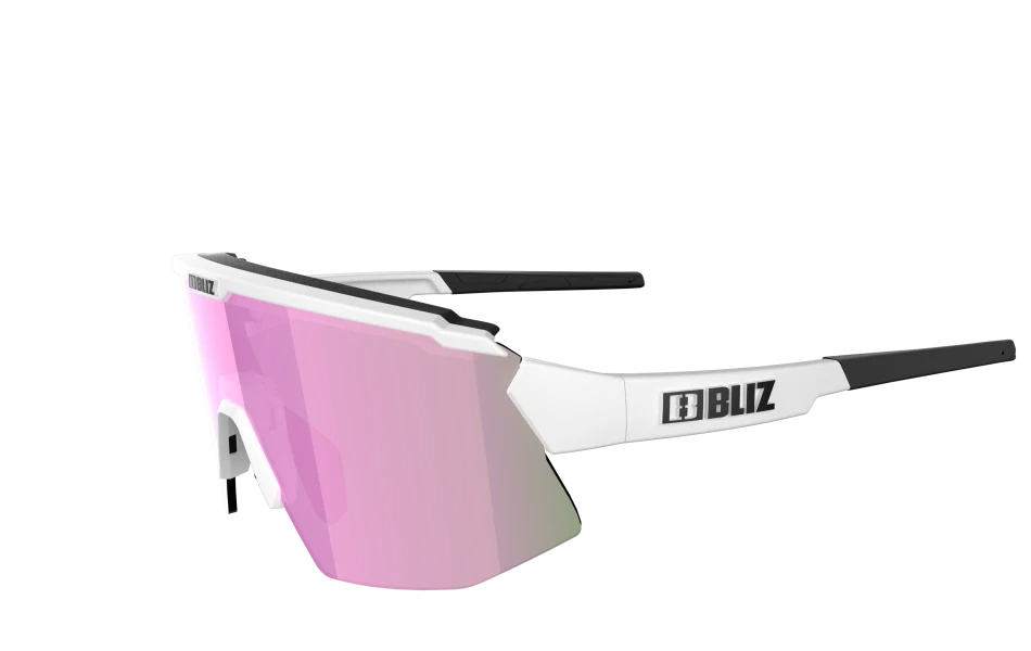 Sluneční brýle Bliz Breeze P52102-04 Matt White Frame Brown with Rose Multi Lens Cat.3 + Clear Lens Cat.0