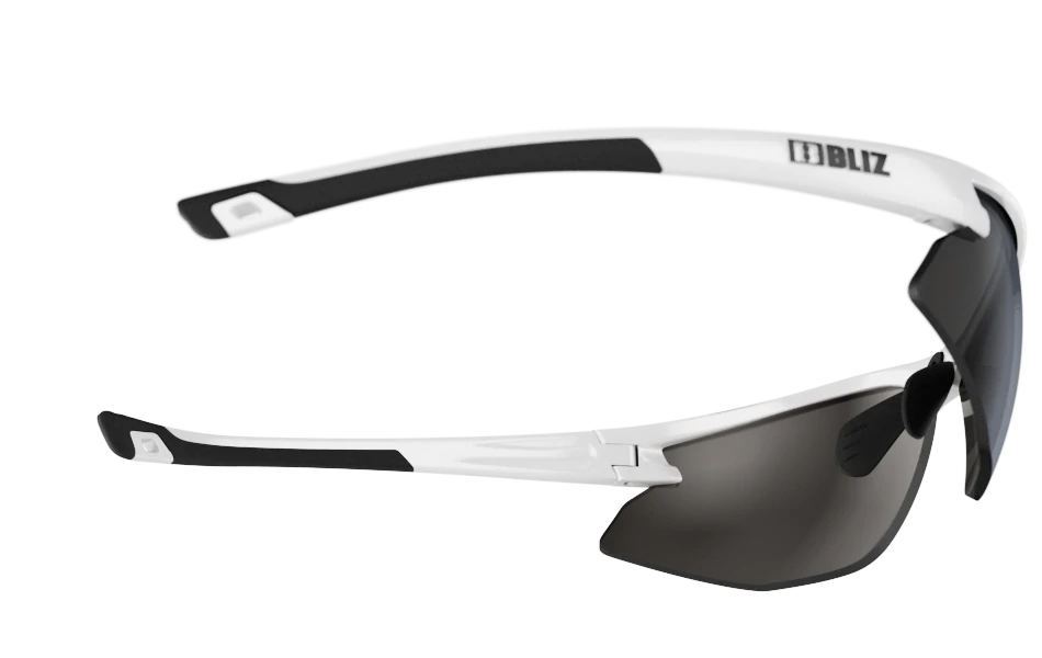Sluneční brýle Bliz Motion 9060-01 White Frame Smoke with Silver Mirror Lenses Cat.3